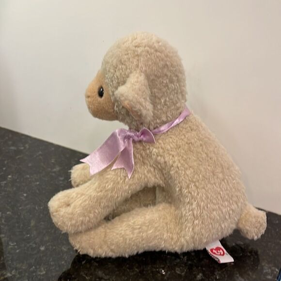 1997 Vintage TY Beanie Baby Buddy LOVIE The Sheep Lamb Plush Stuffed Animal 10" - Picture 3 of 9